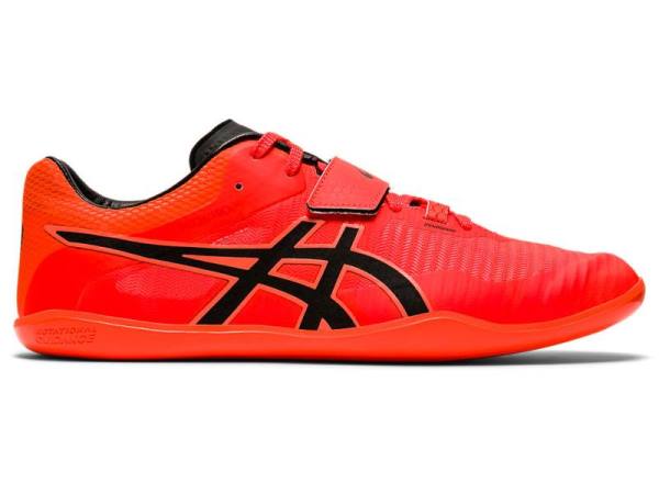 Asics Atletiekschoenen Heren, THROW PRO Oranje/Zwart/Rood - Asics Nieuwe Collectie DATE_TIME Hockeyschoenen | B9276813-TR